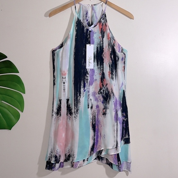 Parker Priscilla Silk Dress NWT Sz. Small - Picture 8 of 12